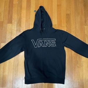 Vans- Black Hoodie - Small